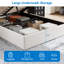 Structure de lit plateforme tapissier avec rangement relevable-187016811-187016810