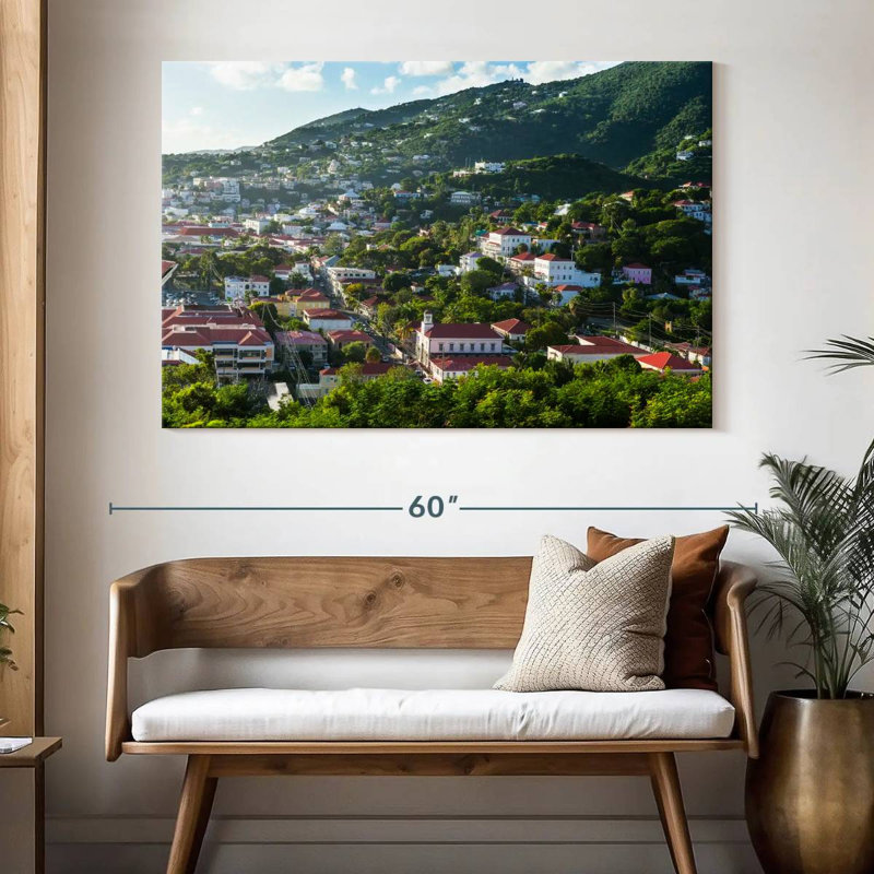 Paysage urbain Charlotte, H 34 po x l 51 po