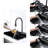304 Stainless Steel Kitchen Sink - Noise Reducing With Accessories Dish Nested Basin-124185531