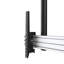 Support de plafond multi-écrans Black Tilt pouvant supporter jusqu'à 110 lb
