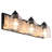     31.5 W 4-Light 23" W 3-Light Farmhouse Faux Wood Grain Vanity Light with Seeded Glass for Bathroom & Mirror-887759152-875365686