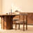 CORIN 60" White Oak Round Dining Table – Sculptural Pedestal Table – Brown-1590536788