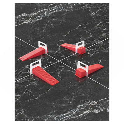 Tile Leveling System Clips, 2000-Piece 1/16" Tile Spacers Clips Tile Tools, 1.5Mm Floor Wall Spacer Tiling Tool Set, Tile Installation Tools For Professional Ceramic Tile And Stone Installation