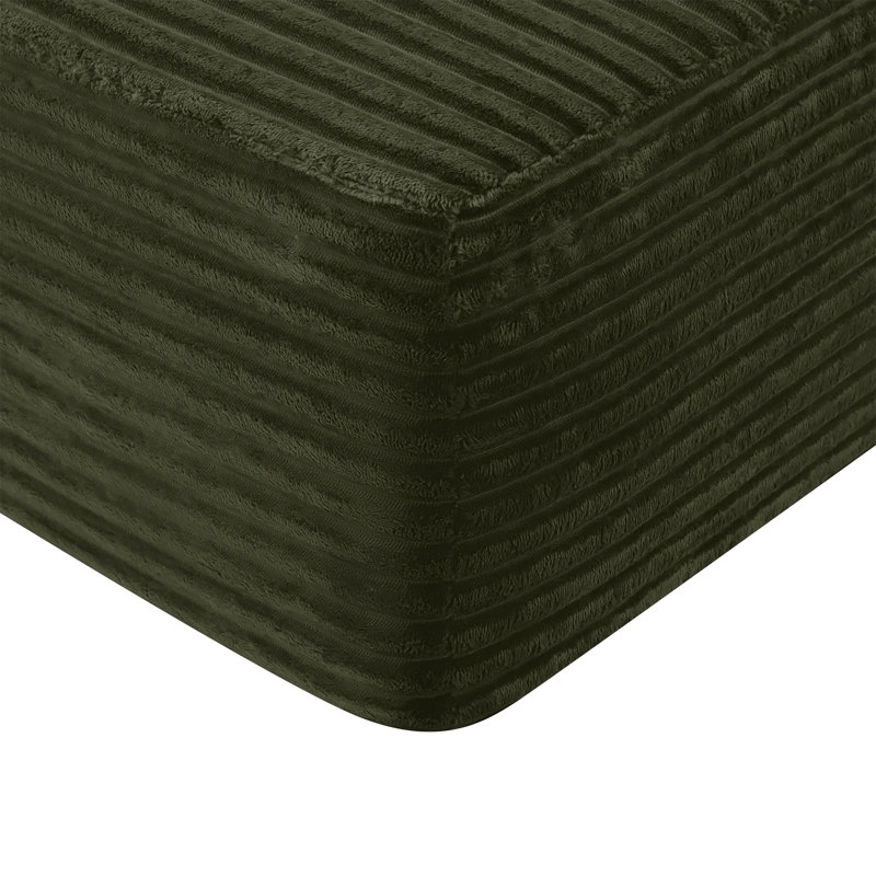 Canapé modulaire 76 po Cloud, Tissu vert