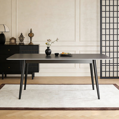 Metal Base Dining Table