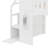 Wood Castle Bed Frame With  Storage Staircase, Windows And Guardrail-678930608