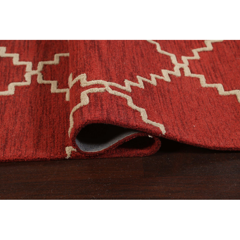Wool Geometric Indoor Rug