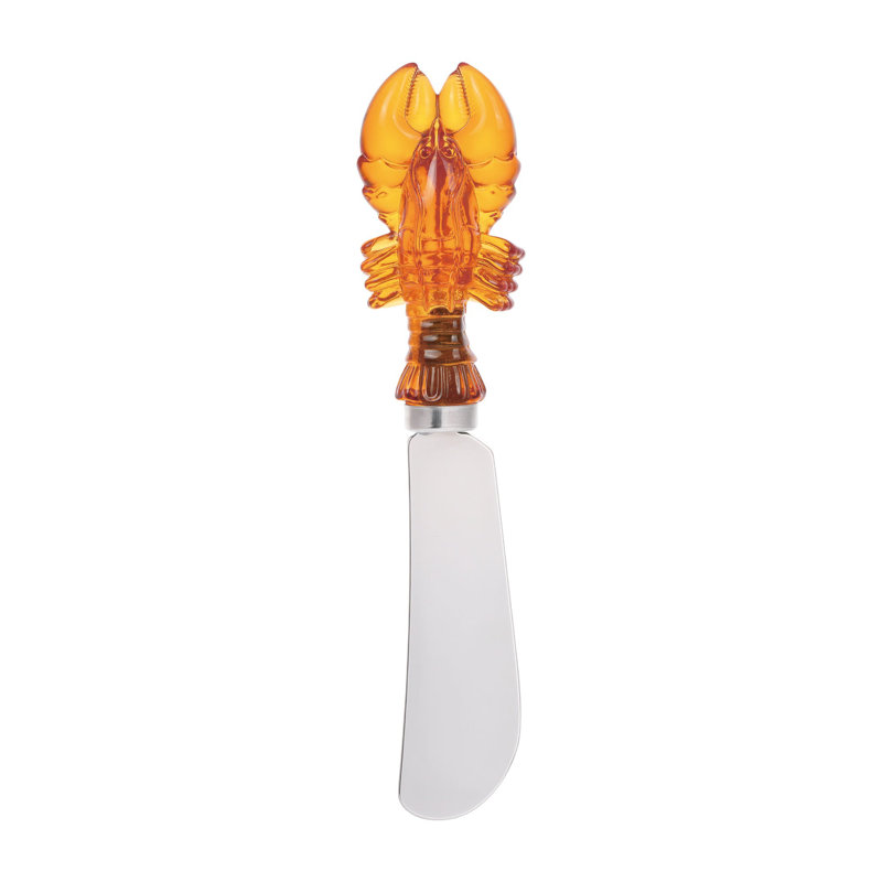 Lobster Transparent Polyresin Cheese Spreader, S4