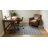 Anbritt Gray Flatweave Wool Transitional Geometric Hand-Knotted Area Rug-1833927647