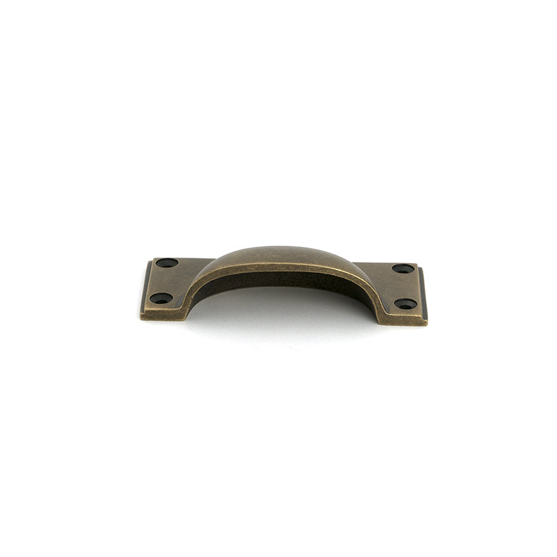 3.3 cm centre Bin Pull, Burnished Brass