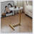 2-pieces C-shaped Side Table, C Shaped End Table, Side Table for Couch and Bed