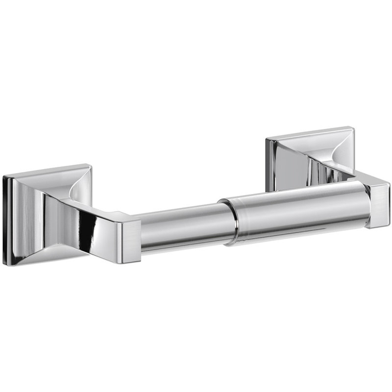 Porte-papier Sunglow avec rouleau en plastique chromé - Chrome poli