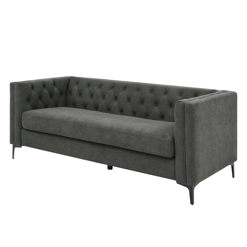 Canapé Devonaire, Mélange de polyester gris foncé