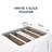 Essentials White Toaster 4 Slice - Dual Control With 6 Browning Levels & Anti-Jam Function - Easy To Clean With Removable Crumbs Tray 1400W