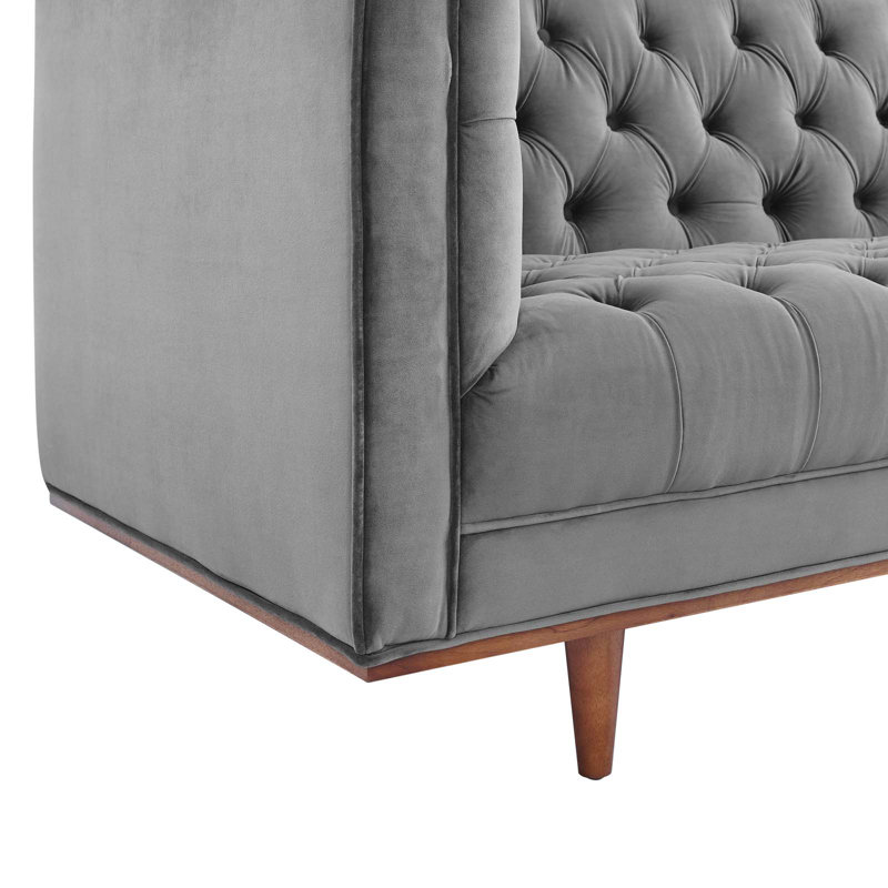 Canapé Elation, Polyester gris