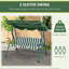 Balancelle d'extérieur 3 places avec auvent réglable-97824731-97824732