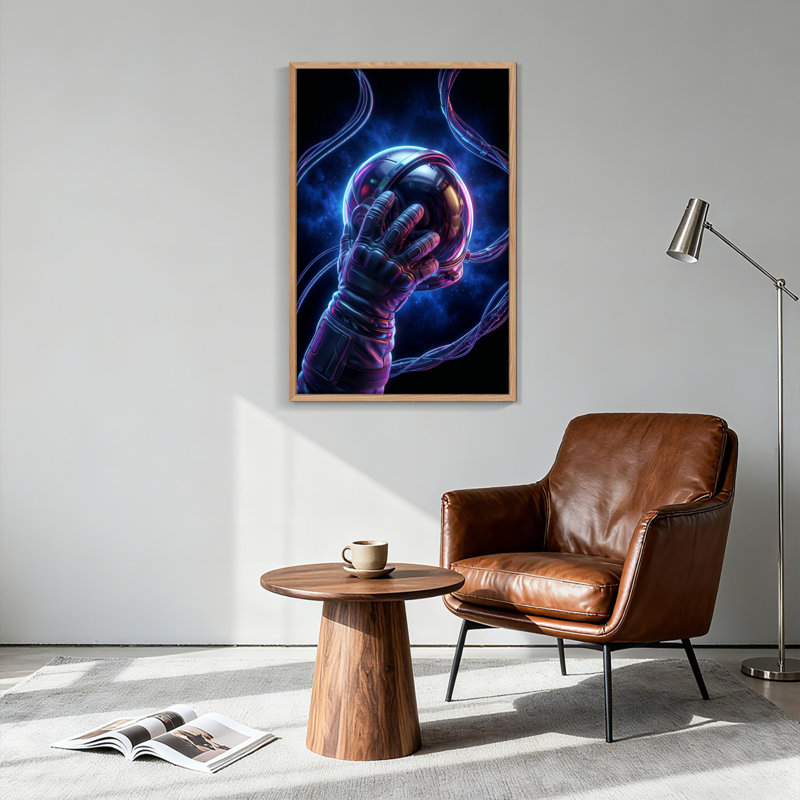 Ensemble de 1 tableau sur toile Cyber ​​Hand, 36"H x 24"W, Natural