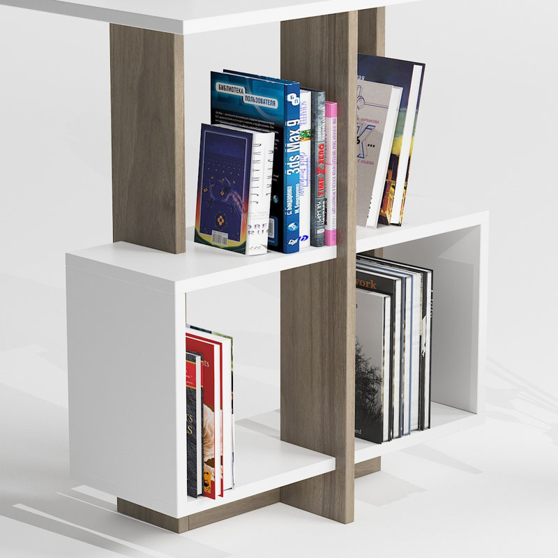 Bureau Auburn, Noyer / Blanc, Blanc
