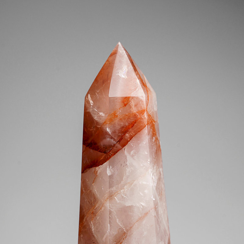 Genuine Polished Strawberry Quartz Point (2 Lbs)