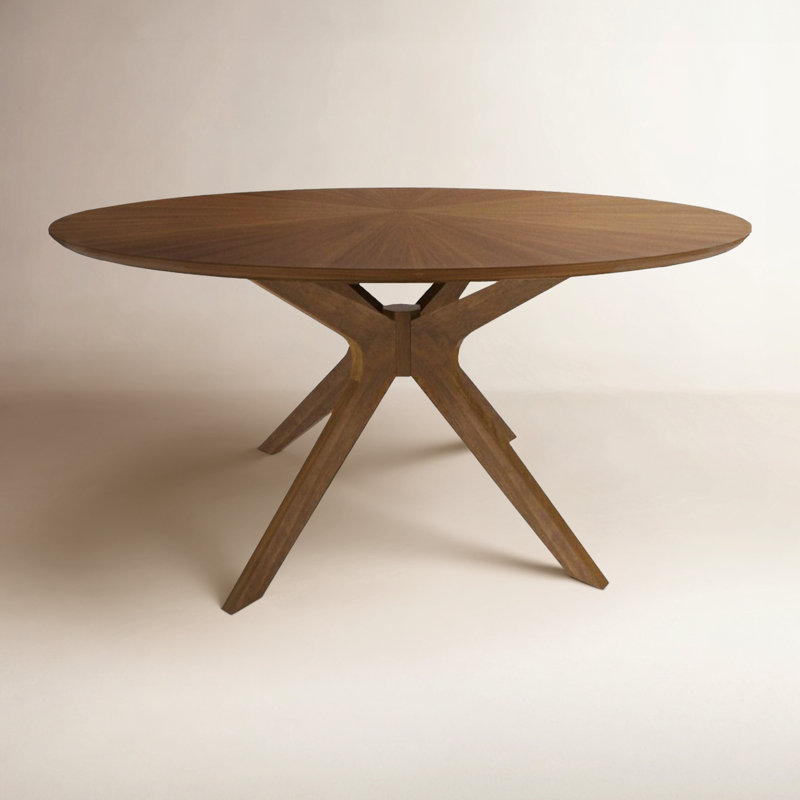 Table de salle à manger Nestor, H 30 po x L 59 po x l 59 po, Noyer