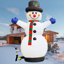 Bonhomme de neige de Noël gonflable 33 ', décoration de Noël haut de gamme pour l'extérieur-1916558981
