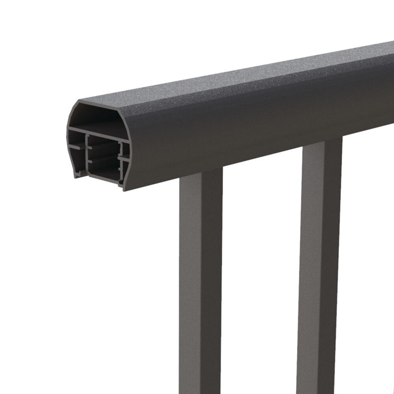 36 in. H x 72 in. W White Aluminum Level Railing Kit