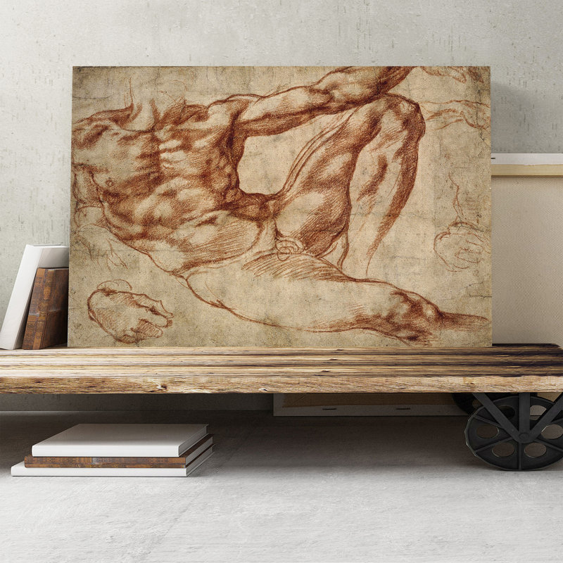 Michelangelo - Wrapped Canvas Painting, 50cm H x 76cm W