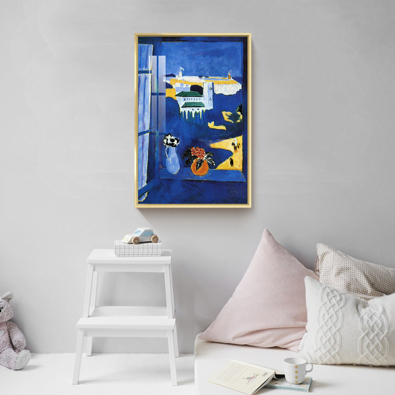 Matisse, reproduction d'art, H 16 po x l 12 po x P 1,3 po, Cadre doré