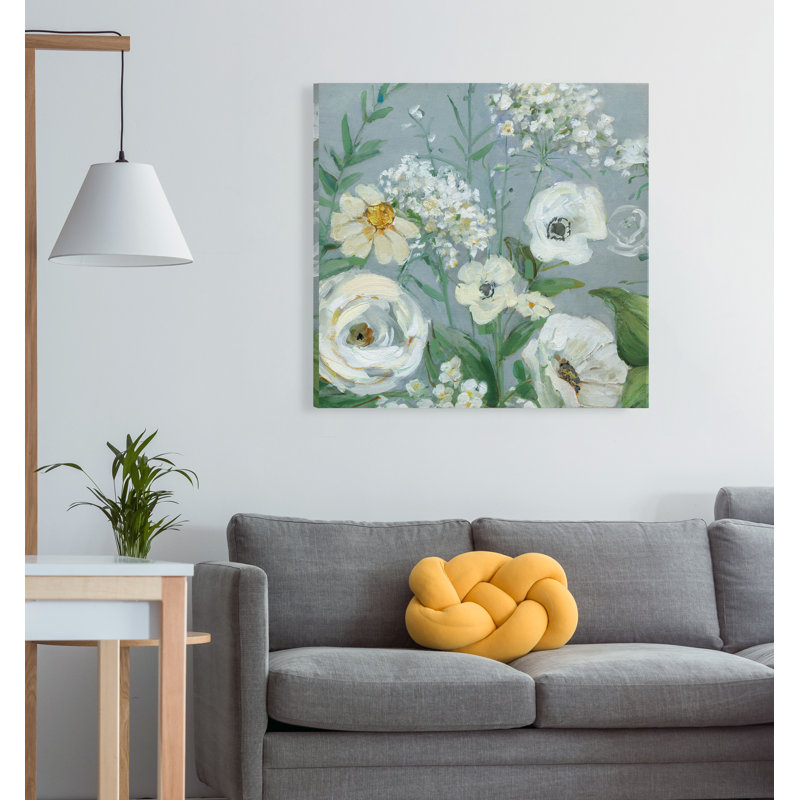 « réflexions edge »-reproduction de peinture sur toile tendue, H 32 po x l 32 po x P 1,5 po