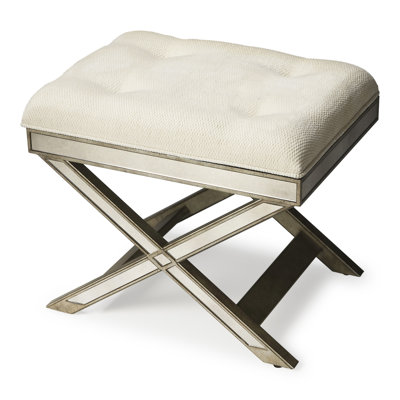 Teirney Vanity Stool by Everly Quinn