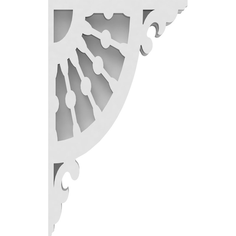 Corbeau en PVC de qualité architecturale, H 11 po x l 6,5 po x P 1,875 po