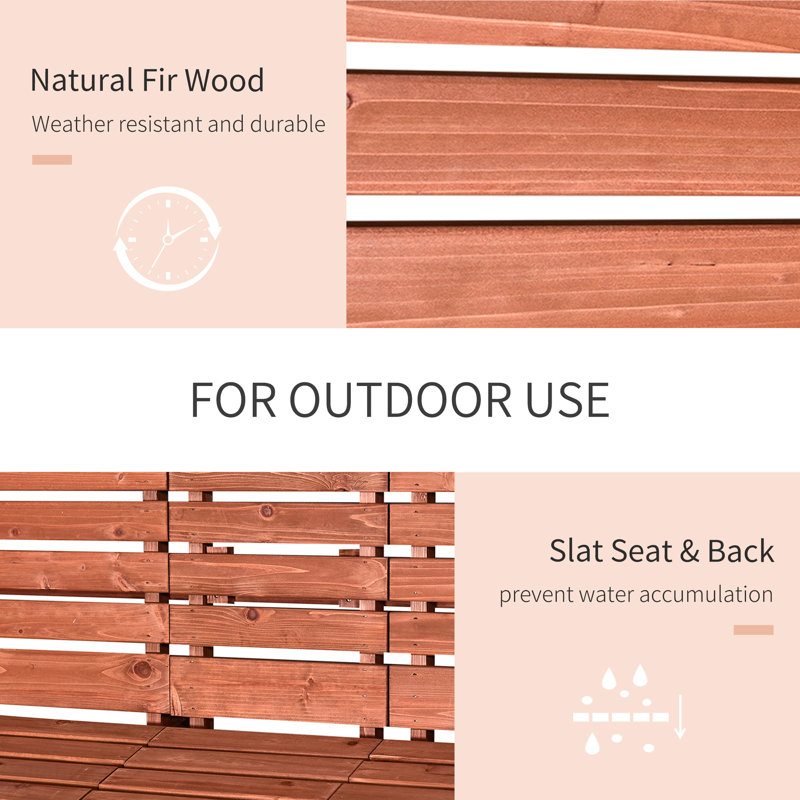 Banc de jardin en bois Winamac