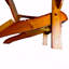 Chaise Adirondack d'intérieur ou d'extérieur, chêne pliable