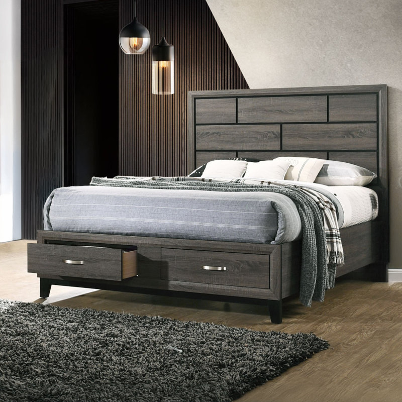 Valdemar Bed W/Storage, King