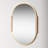 Alby Metal Oval Wall Mirror