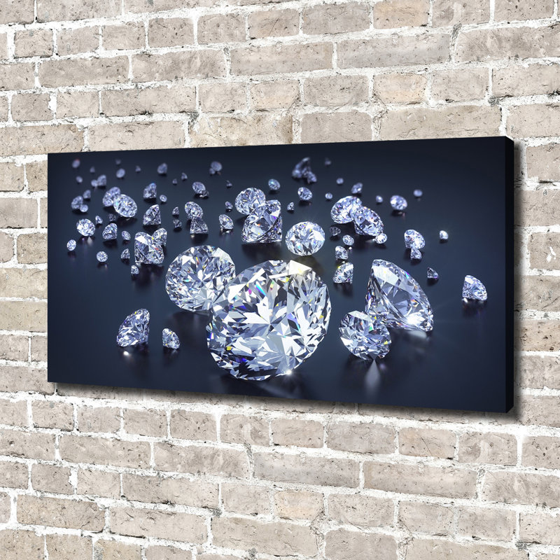 Diamonds - Wrapped Canvas Print