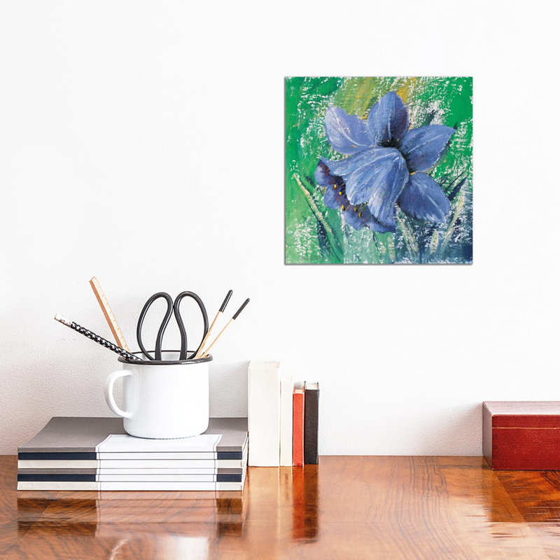 Purple Calyx 1 Piece Wrapped Canvas Painting, 30.48 cm H x 30.48 cm W