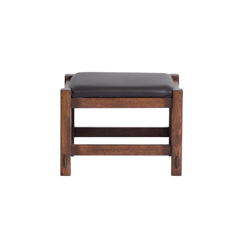 Tabouret d'appoint en bois massif Ibbison