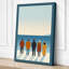 Figures by the Water Minimalist - Wrapped Canvas-438669783-438669777