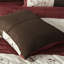 Édredon grand lit rouge 7 pièces - Accents de broderie: édredon, taies décoratives, coussins, jupe de lit-122457504-122457500