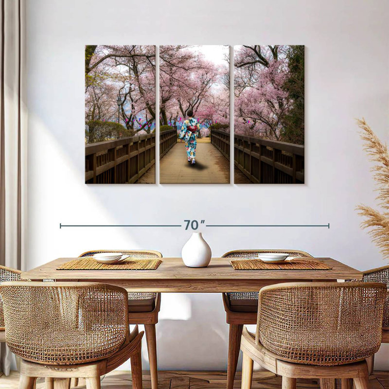 Leisha Sakura Park Stroll, 36" H x 57" W