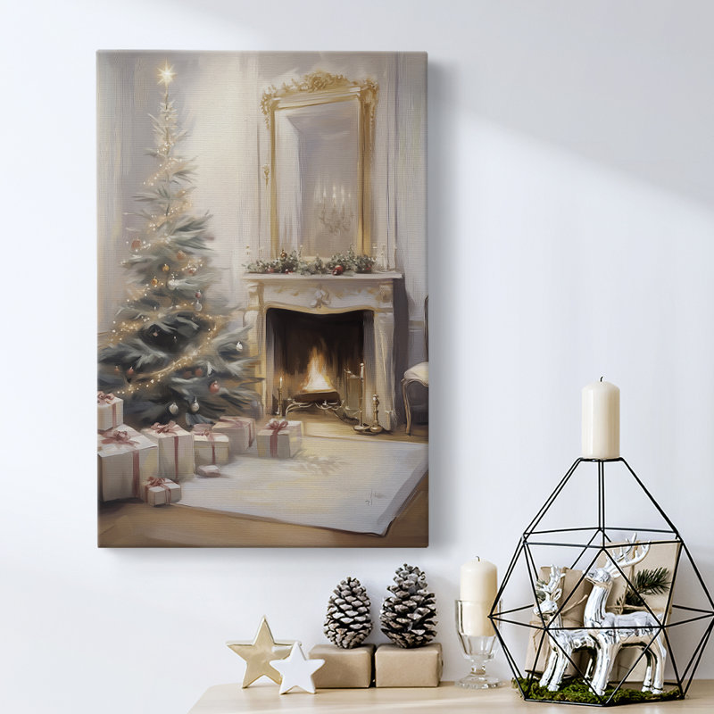 Christmas Holiday Art - Gallery Wrapped Canvas-Series 2-CCXL, 36" H x 24" W