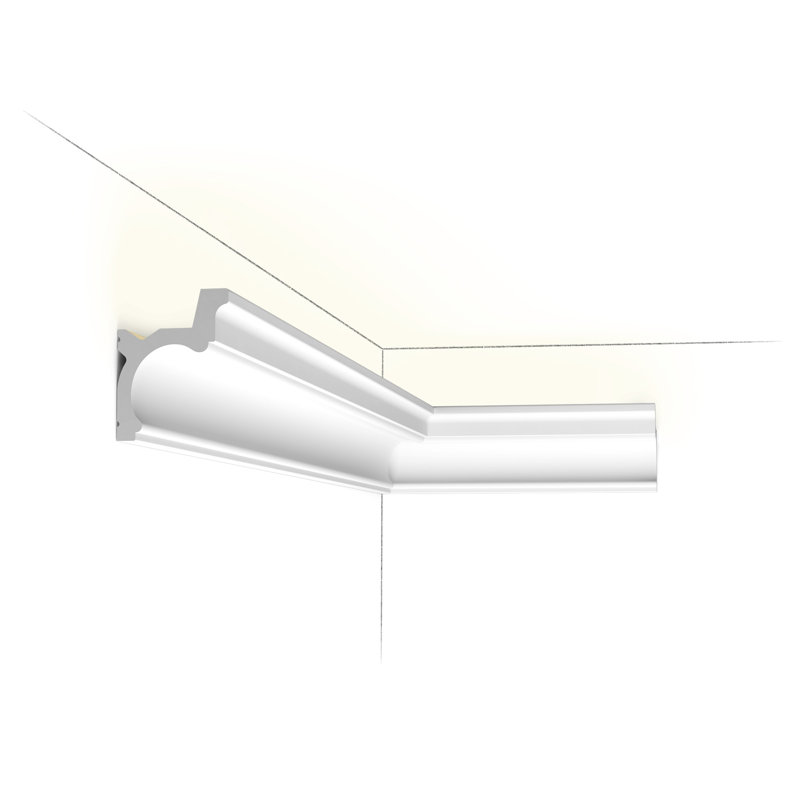 Orac Decor C328 Crown Moulding – 4-3/8In Face X 78-3/4In Length – Primed White Purotouch High Density Polyurethane – Pack Of 2