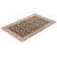 Tapis noir noué à la main de conception unique 5 pi 10 po x 9 pi 3 po Renius Arts & Crafts
