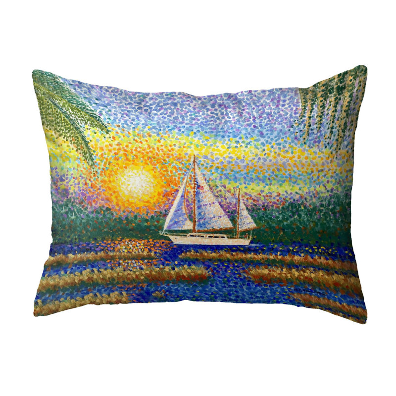 Housse et insert de coussin rectangulaire en polyester pour l'extérieur, H 11 po x l 14 po