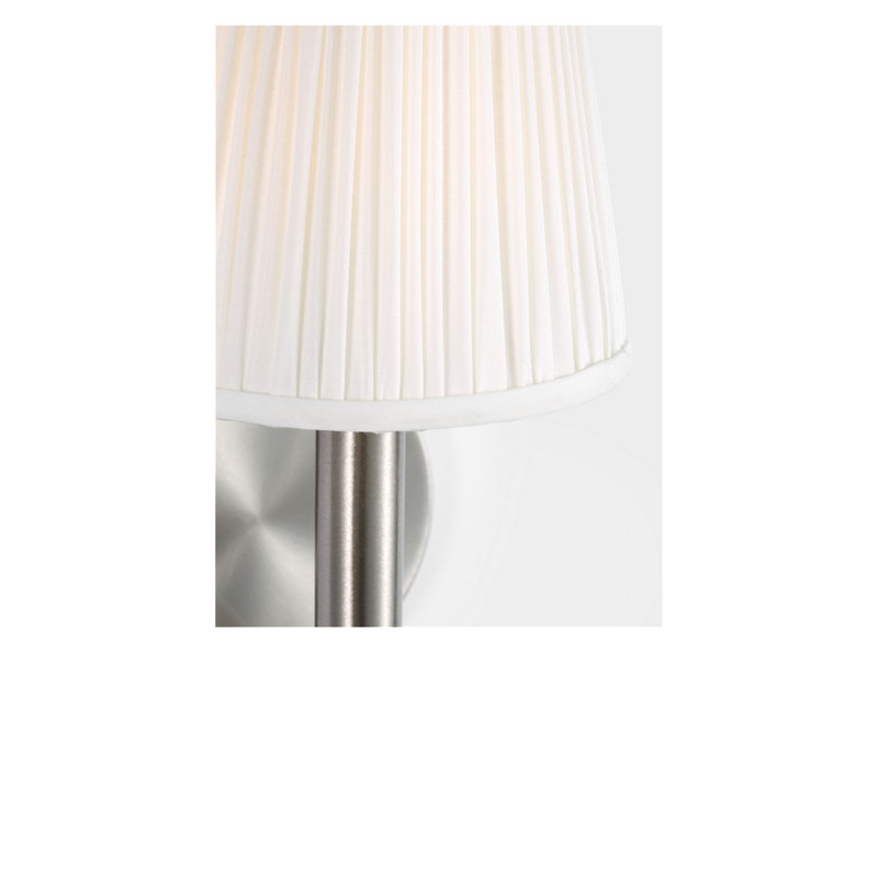 Applique à une lumière, Nickel brossé, Non