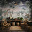 Papier peint fantaisiste papier peint fantaisiste tropical-1923350131-1923350134