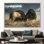 Impression sur toile "Buffalo American" - Décoration murale bison pour les amoureux de la nature