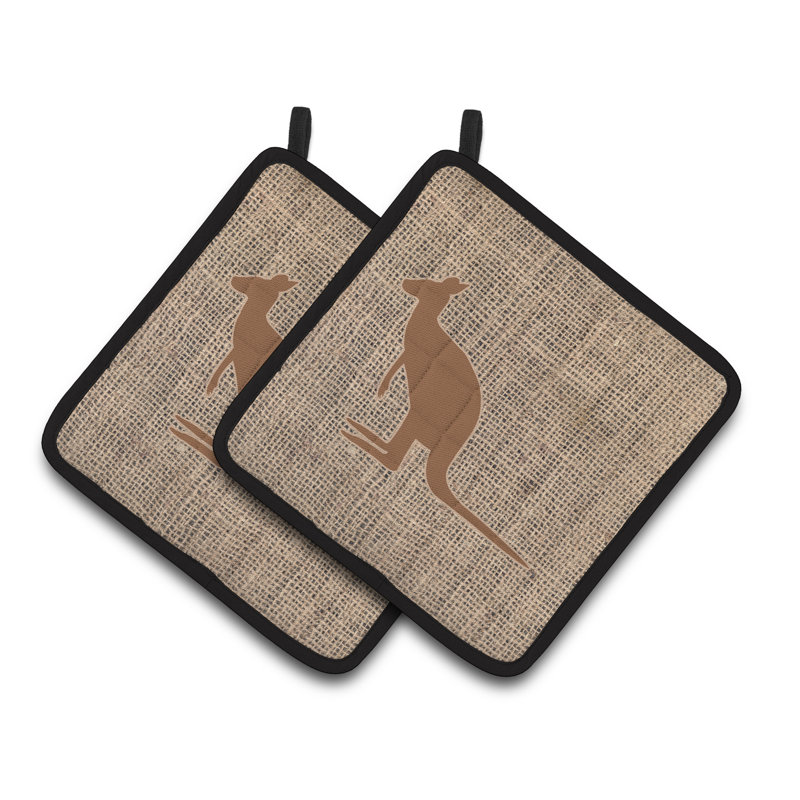 Cuisinier poignée caroline trésors Kangaroo, Brun