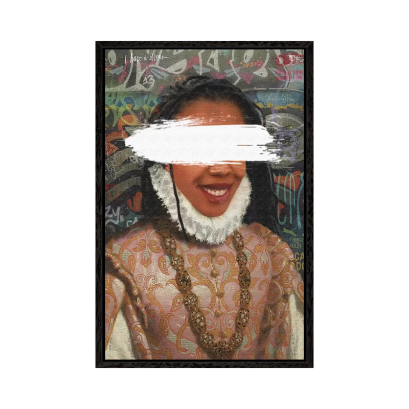 Renaissance Woman 1 Piece Wall Art on Canvas, 66.04 cm H x 45.72 cm W, Black Framed Canvas